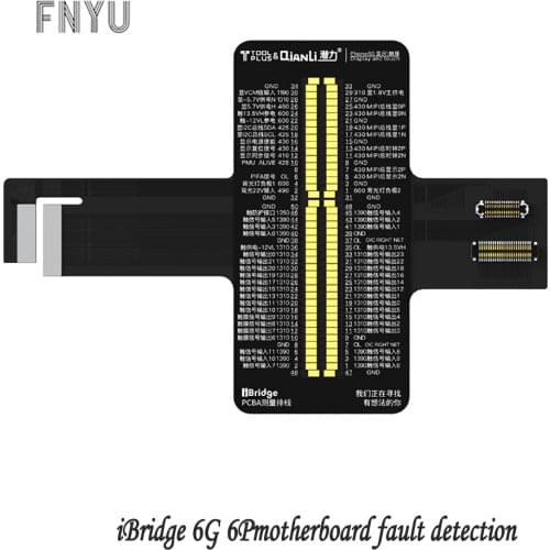 QIANLI iBridge 6G 6P mainboard detection Cable FOR FRONT REAR CAMERA Tail plug display touch Mobile phone service tool