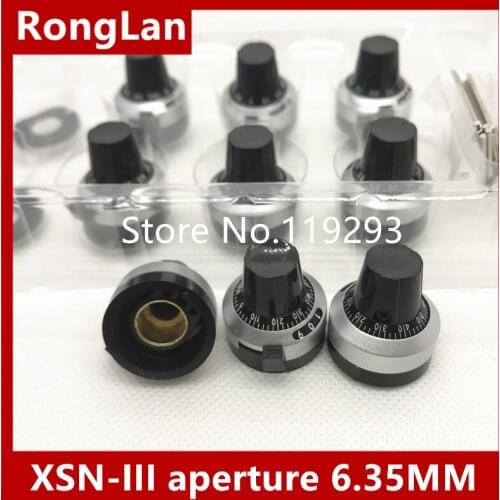 [BELLA]3590S potentiometer knob with scale precision XSN-III aperture 6.35--10pcs/lot