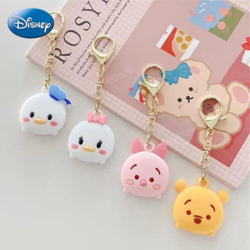 Disney Winnie Protective Covers for Apple Airtags Silicone Cases Locator Protective Sleeve Covers Tracker Anti-lost Device Cases