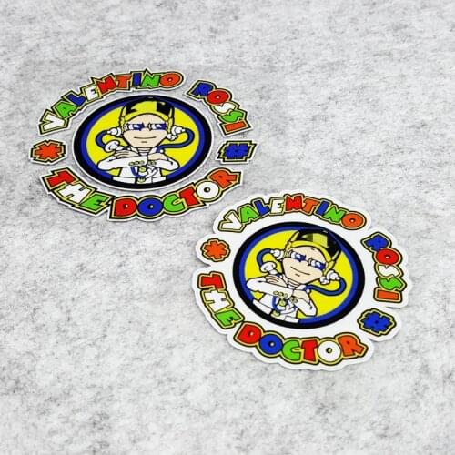 Car Styling GP Rossi THE DOCTOR Auto Window Tail Fuel Tank Motorcycle Laptop Phone Sticker Decals Reflective