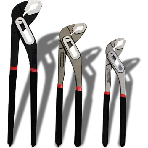 Heavy Duty Quick Pipe Wrench 8"/10"/12" Chrome Vanadium Adjustable Jaw Water Pipe Clamp Pliers Plumbing Repair Opening Kit
