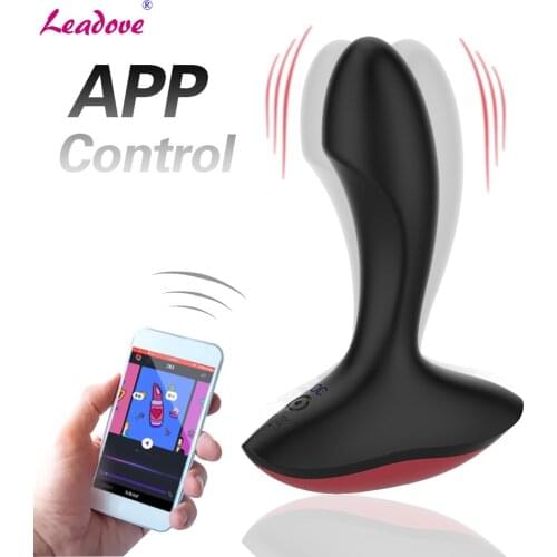 APP Control Vibrator Prostate Massage Anal Plug Butt Interactive Anal Sex Product For Couple Vaginal Vibrating Sex Toys GS0426
