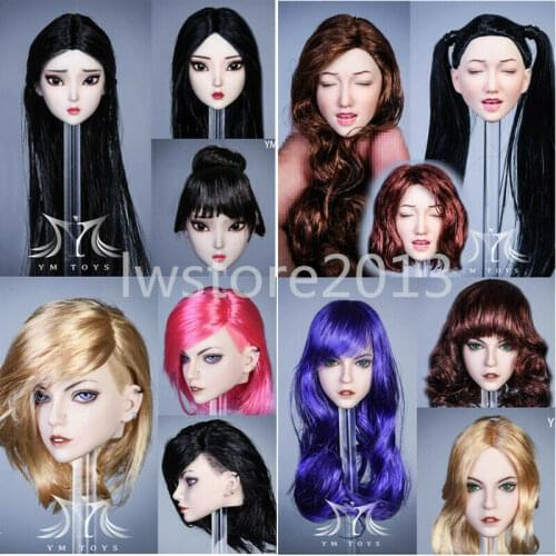 YMTOYS 1:6 Planted Hair Head Sculpt F 12" TBL Phicen Female Figure Body Doll Presale