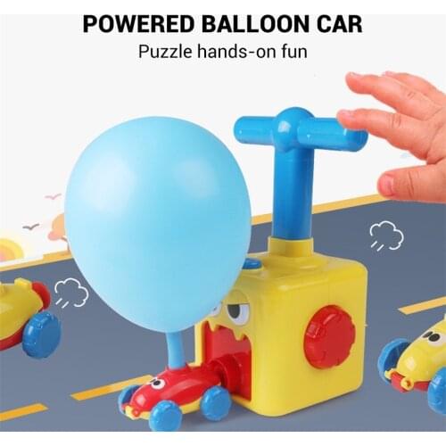 Funny Toy Car Children Inertial Power Ball Car Science Experiment Toy Puzzle Fun Inertial Power Car Ball Kid Gift Accessories