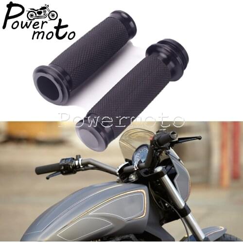 Left/Right 1" Electronic Throttle Hand Grips Motorcycle Handlebar For Harley Touring Sportster Softail Dyna Bobber Chopper 08-20