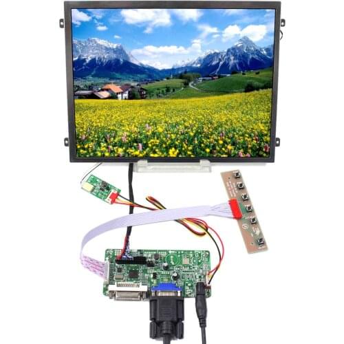 10.4 inch IPS LCD Screen 1024x768 VS140T-003A with VGA+DVI LCD Controller Board
