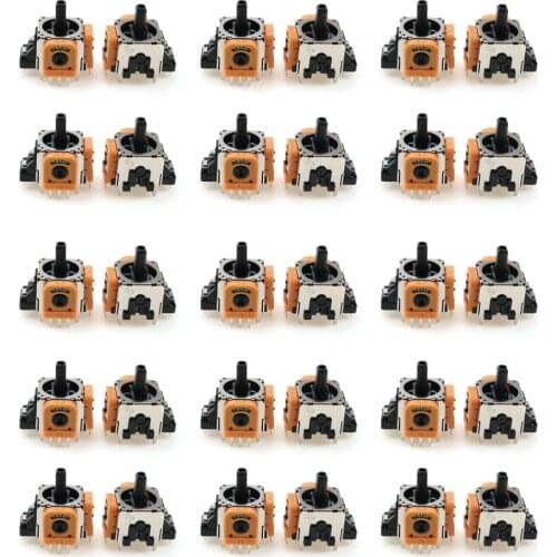 10pcs - 100pcs For Sony Dualshock 4 PS4 PRO Slim Controller 3pin 3d Rocker Joystick Axis Analog Sensor Repair Parts Accessories