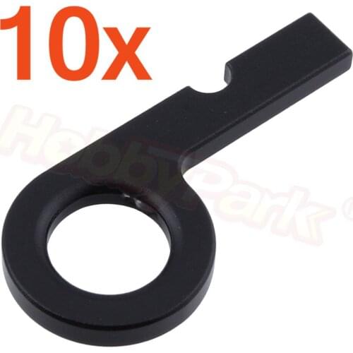 10pcs/lot Aluminum Transmitter Lanyard Strap Hook For RC Remote Controller Sanwa Radio System M12/M12S/RS/MT4/MT4S/MT-44