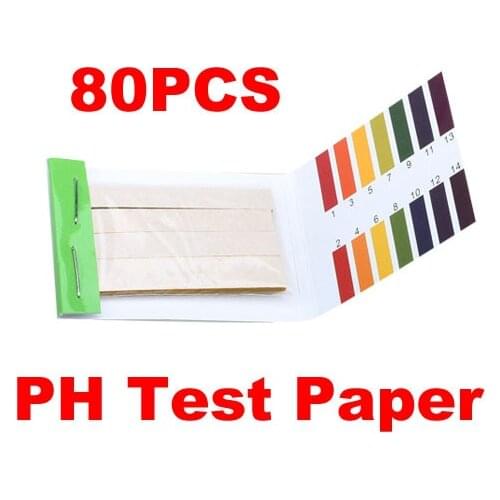 80 Strips/pack PH Test Strips Full PH Meter PH Controller 1-14st Indicator Litmus Tester Paper Water Soilsting Kit Factory New