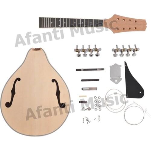Afanti Music Spruce top A Mandolin Kit with all hardware (AMB-800KS)