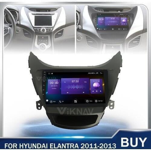Android Car Radio GPS Navigation head unit For Hyundai Elantra 2011 2012 2013 Car Multimedia Player Stereo Touch Screen 128G