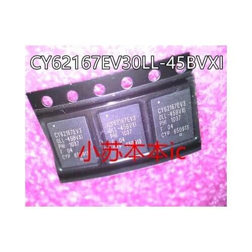 Free shipping 2PCS CY62167EV30LL-45BVXI CY62167EV30LL VFBGA48