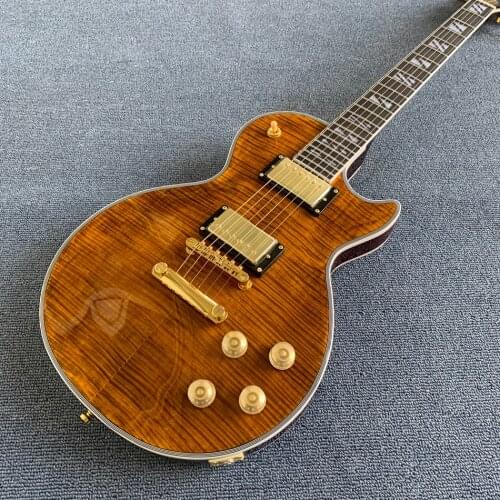 Free delivery, Rosewood binding, double convex surface Electric guitar, tiger maple top , high quality electric guitar