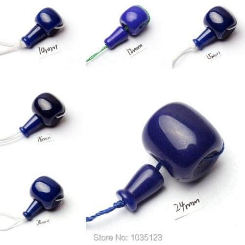 High Quality Column Shape Blue Jades Stone 10/12/14/16/18/20mm Gem Loose Beads 1 Set DIY Creative Jewellery Making wj246