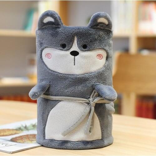 Baby Blanket Flannel Material Cute Cartoon Animal Air Conditioning Blanket Bedding Quilt for Bed Sofa Basket Stroller Blankets