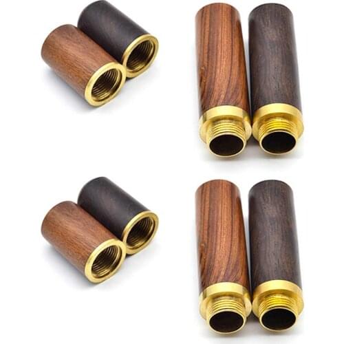 DIY Sewing Needles Holder Storage Tube Wooden Box Hand Sewing Needles Case Leather Knitting Embroidery Mending Needles Container