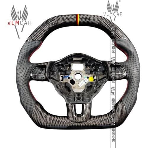Private custom carbon fiber steering wheel for volkswagen golf6/mk6 /gti