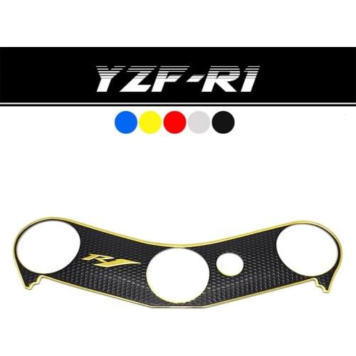 Moto Pad Triple Tree Top Triple Clamp Yoke Motorcycle Sticker Case For YAMAHA YZF1000 YZF-R1 YZFR1 YZF R1 2005 2006 2007 2008