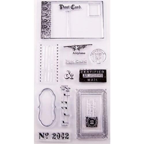 Airplane Clear Stamp /Seal for DIY Scrapbooking/photo Album Decorative Clear Stamp Sheets
