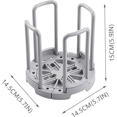 Bowl Storage rackRetractable Space Saving Kitchen Organizer Plastic Drain Rack Kitchen Accessories Bowl Organizer