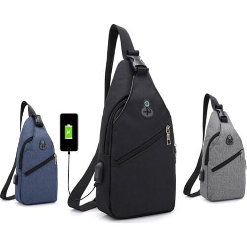 USB Rechargeable Tablet Bag Case for IPAD Mini 1 2 3 4 5 7.9 Inch Men Crossbody Laptop Shoulder Bag for Samsung Xiaomi Tablet PC