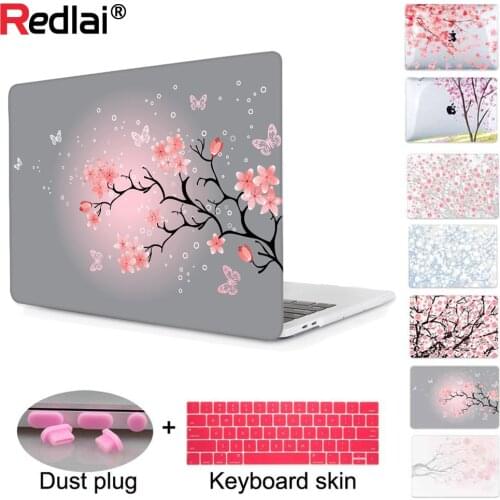 Cherry Blossoms Hard Case for 2020 Macbook Air 13 inch A2337 A2179 Laptop Cover for Mac Air Pro Retina 13 16" A2141 A2338 A2289