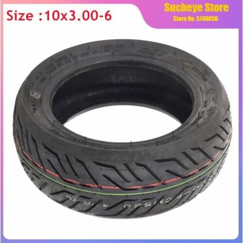 10x3.00-6 Vacuum Tire 10 Inch 10x3 Tubeless Inflate Tyre Upgrade City-road Tyre for Kugoo M4 Pro,Zero 10X