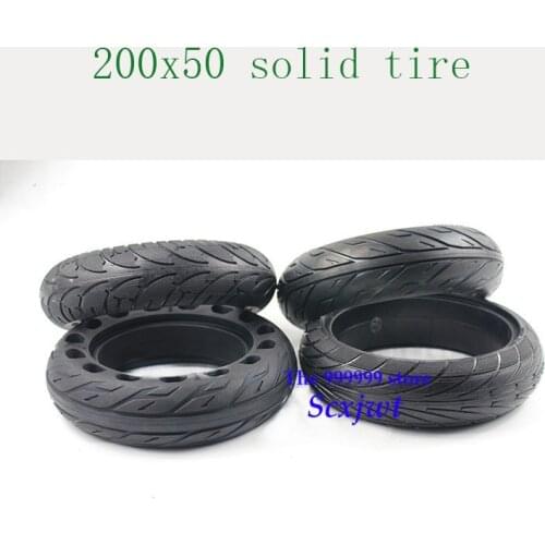 Lightning shipping 2019 hot sale 4 types of 200x50 solid tire Explosion-proof fit 200x50 Self Balancing Electric Bike Scooter