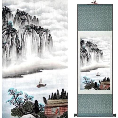 Landscape art painting Chinese traditional art painting China ink painting fashion painting 19082220