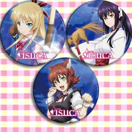 1pc ISUCA cartoon Brooch badge 58 mm Sakuya Shimazu Brosche