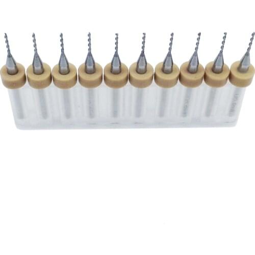 10Pcs 0.9mm Drilling Bit Import Carbide PCB Print Circuit Board Mini CNC Woodworking Tools
