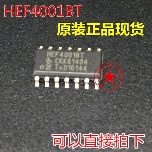 100% New&original In Stock HEF4001BT ( CD4001BM ) SOP-14 NXP 10pcs/lot