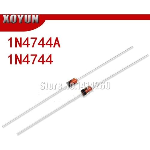 100pcs/lot 1N4744A 1N4744 1W 15V DO-41 Zener diode