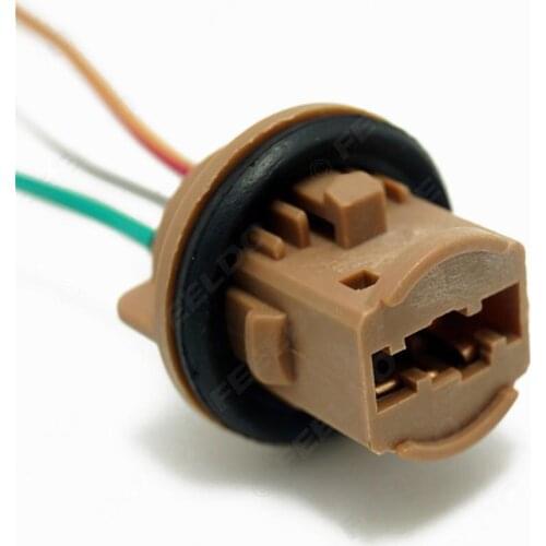 2pcs T20 7443 Car Lamp Lights Bulb Socket Adapter Extension Connector Plug Bulb Holder Universal Car Bulb Socket Adapter