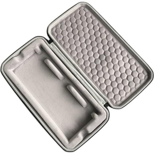 35.5 X 13 X 5.7cm 61 Keys Keyboard Storage Bag Carrying Case For 60% Pro2 Type-S Mechanical Keyboard Pro2 Type-S - Black