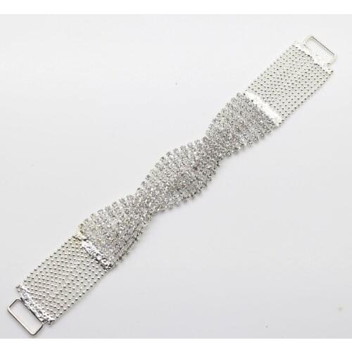 4 Pc 16CM Bikini Connector Crystal Rhinestone Buckle /Rhinestone embelishment woman swimwear rhinestone connector