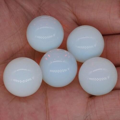 5PC (19MM) Pretty Opalite Gemstone Crystal Reiki Healing Sphere Ball