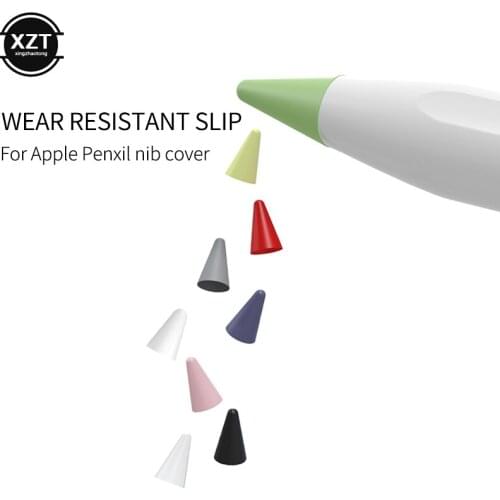 9pcs Silicone Replacement Tip Case Nib Protective Cover Skin for Apple Pencil 1st 2nd Touchscreen Stylus Pen Case