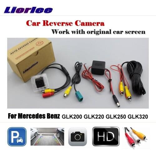 Car Rearview Camera For Mercedes Benz GLK200 GLK220 GLK250 GLK320 Original Screen / HD CCD Backup Parking CAM