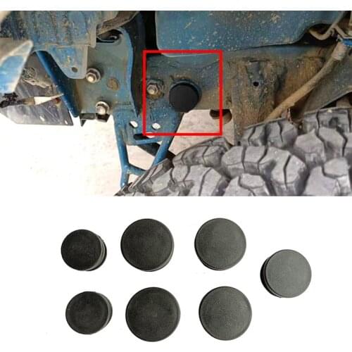 Car Chassis Round Hole Dust Waterproof Plugs Protection Cover for Suzuki Jimny 2019+ Car Exterior Accessories