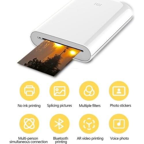 Xiaomi Pocket Printer Paper ZINK Self-adhesive Photo Print Sheets For Smart Xiaomi 3-inch Mini Pocket Photo Printer Only Pape