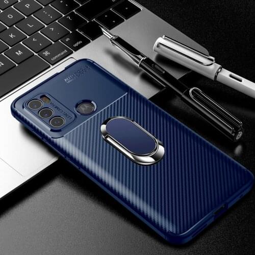 Phone Holder Case For Motorola Edge 20 MOTO Edge20 Pro Lite Moto G60 G50 G30 G20 G10 G100 Soft Silicone Finger Ring Cover