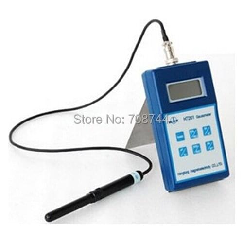 Range 0-200mT-2000mT Digital Gauss Tesla Meter Gaussmeter AC DC 2000mT HT-201 HT201