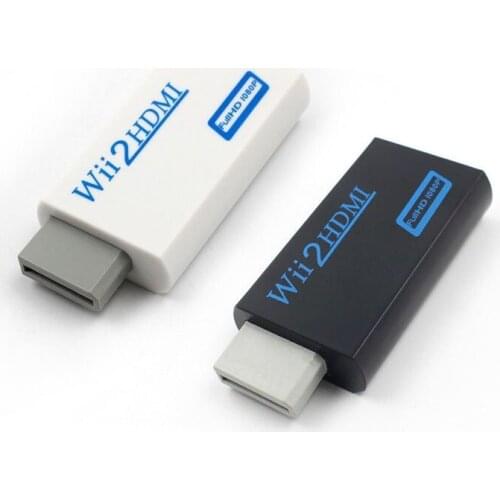 For Wii TO HDMI Converter Wii2HDMI HD 1080P with 3.5mm Audio Video Output for PC HDTV Monitor Display Support NTSC 480i PAL 576i