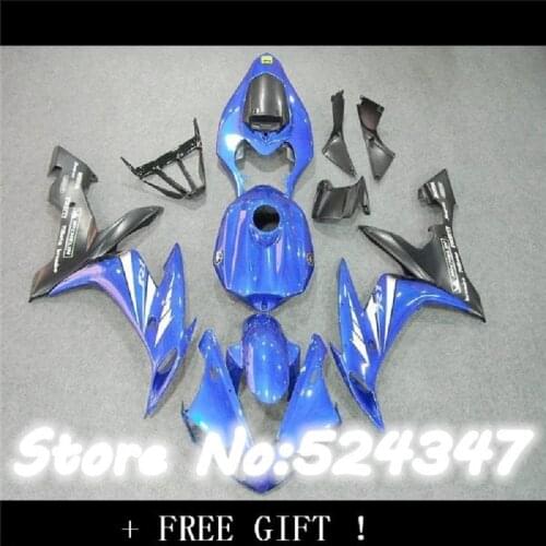 For Yamaha YZF R1 04-06 YZF-R1 2004 2005 2006 R1 04 05 06 YZFR1 2004 2005 2006 Motorcycle Fairing Kit blue black