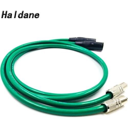 Haldane Pair Type-1016 RCA to XLR Balacned Audio Cable RCA Male to XLR Male Interconnect Cable with MCINTOSH USA-Cable