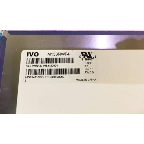 IPS M133NWF4 R0 Replacement Panel 13.3" FHD LCD LED Screen Laptop Matrix 1920X1080 30 Pins Matte