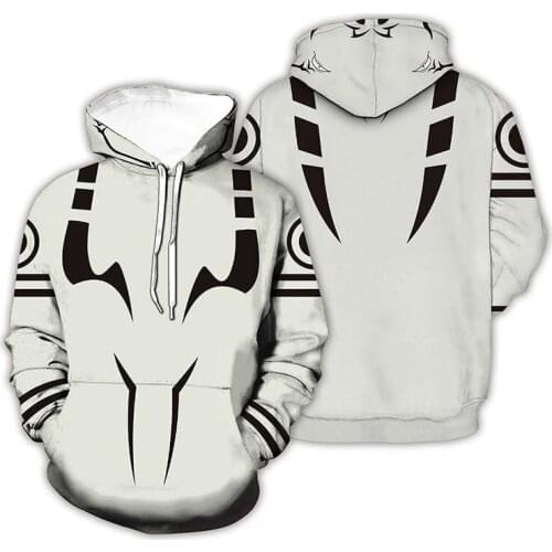 Jujutsu Kaisen Hoodie Hip Hop Anime Pullovers Tops Loose Long Sleeves Autumn Man Clothing