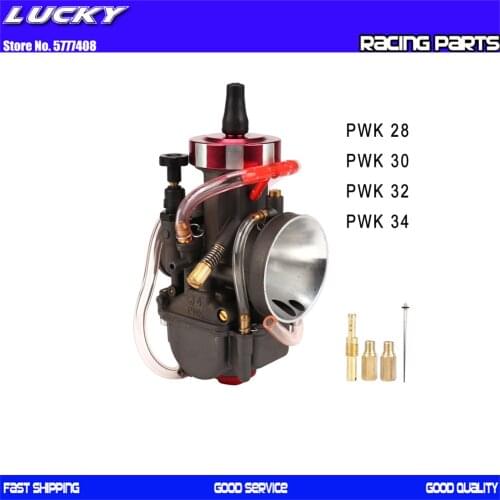 Universal Black Red Cover Motorcycle Carburetor 28 30 32 34mm For Power Jet 4T PWK PE 125-350cc Dirt Bike Scooter Motorbike