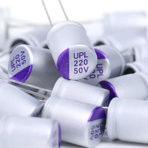 5PCS Long Life Low Impedance Solid Capacitor 50V 220UF 16V 470UF 35V 470UF 35V 330UF for RC FPV Racing Drones ESC Filter DIY